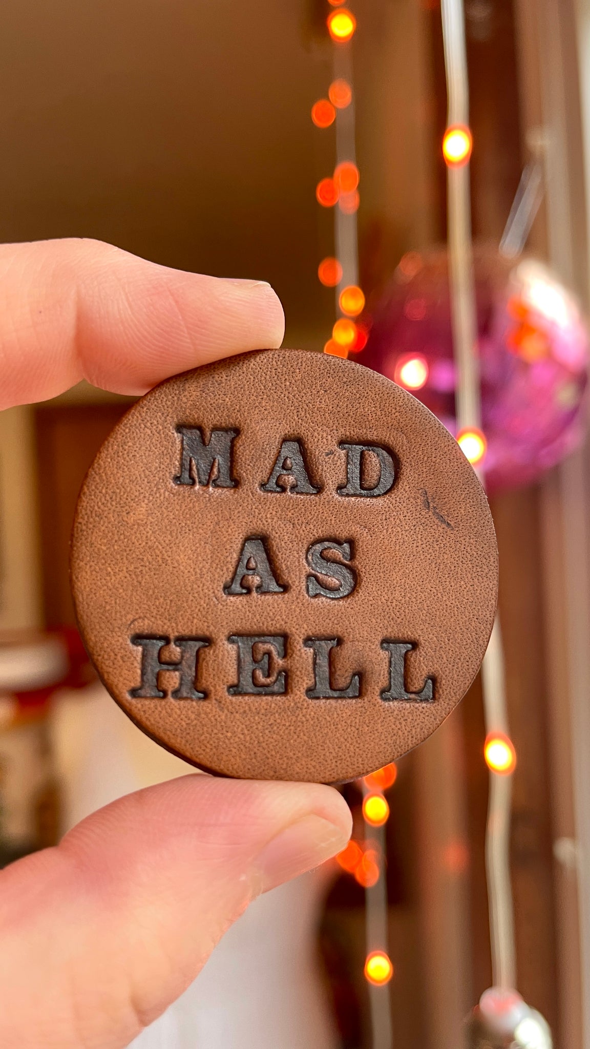 MAD AS HELL Pin