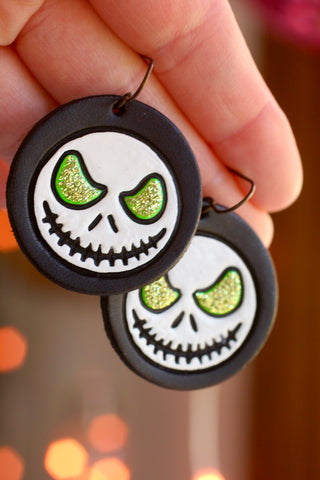 Reserved for Claire - Jack Skellington Earrings