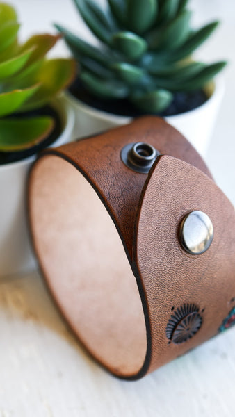 Desert Days Leather Cuff