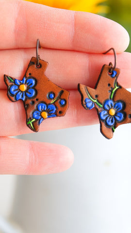 Texas Bluebonnet Earrings